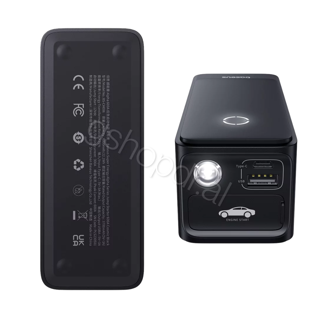 Ndizës baterie Baseus për makinë