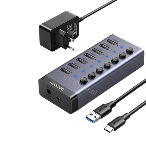 Stacion Karikimi 7 ne 1 me Porta USB-A Ugreen CM481