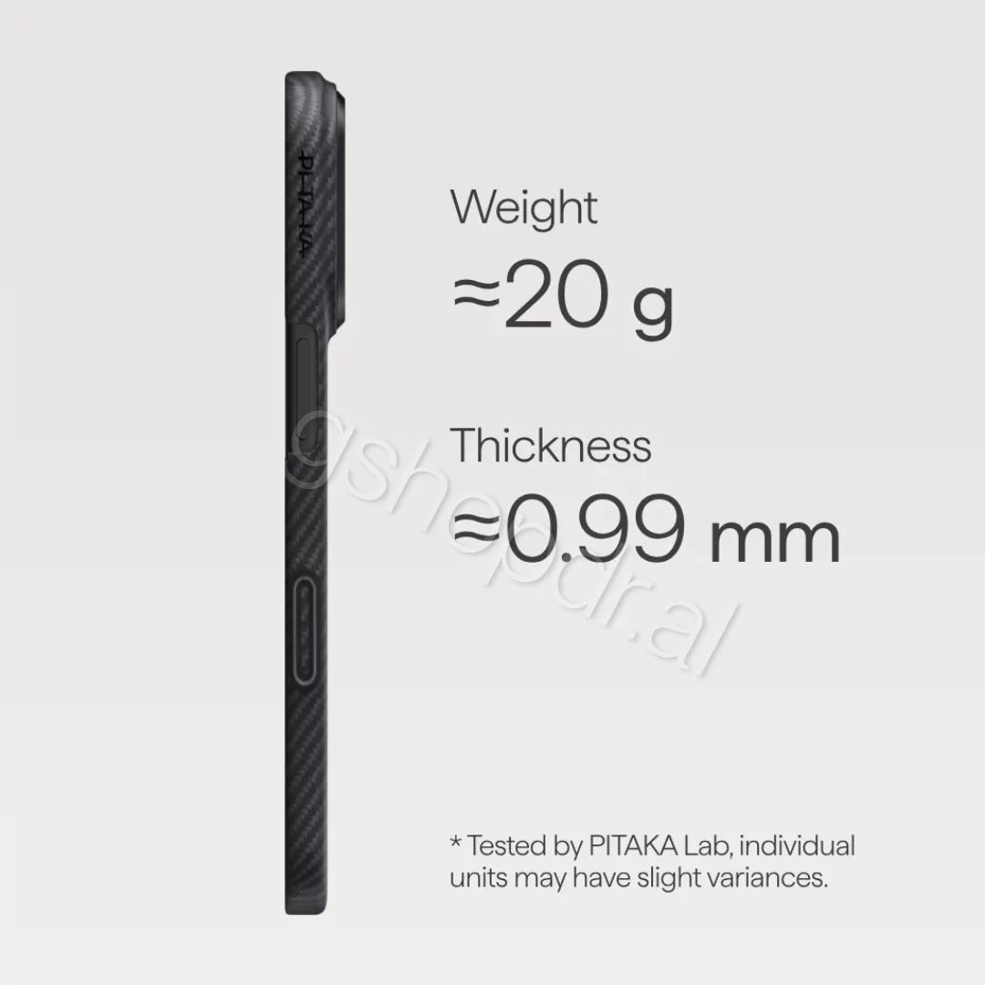 Cover Pitaka Ultra-Slim iPhone 17 Pro cmimi