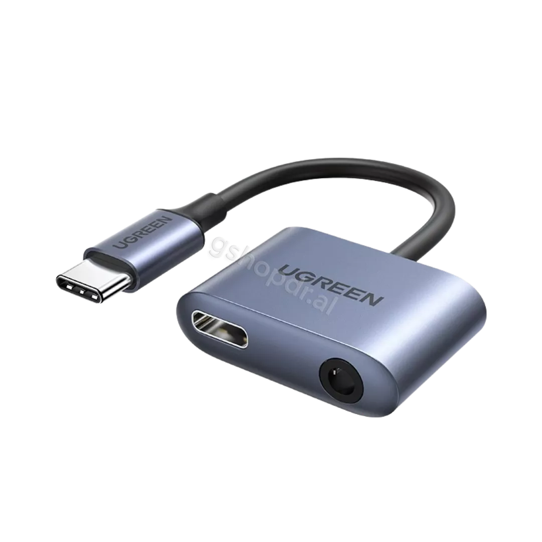 Adapter Audio USB-C ne AUX dhe USB-C Ugreen CM231