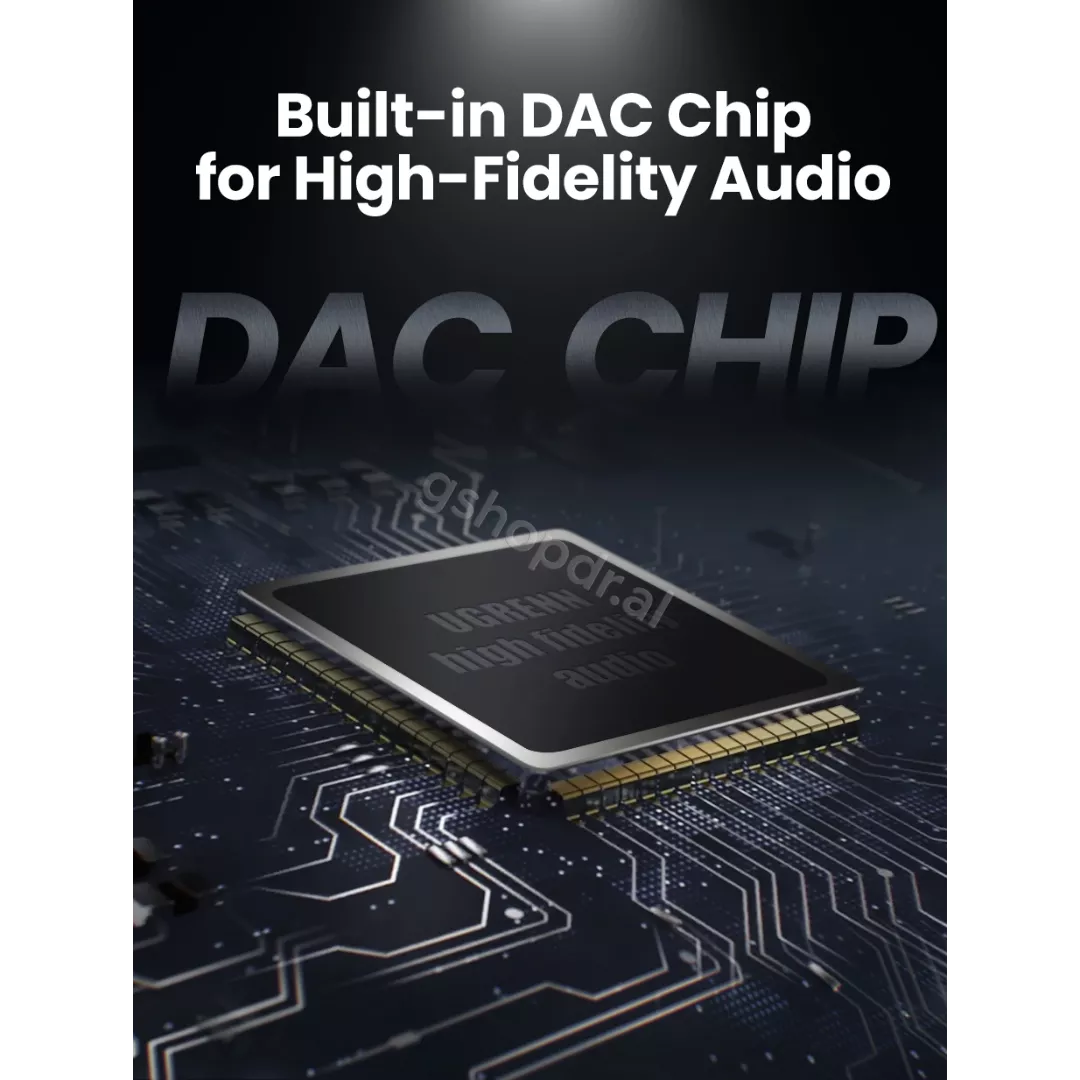 Adapter Audio USB-C ne AUX dhe USB-C Ugreen CM231 gshopdr.al