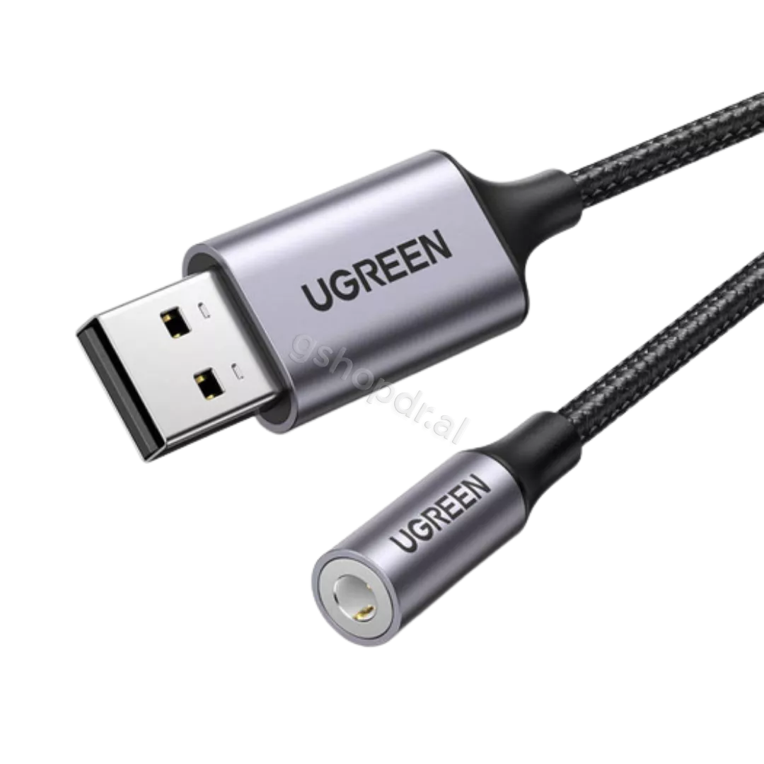 Adapter Kabell USB-A 2.0 ne Audio 3.5mm 25cm Ugreen CM477