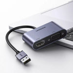 Adapter USB 3.0 ne HDMI+VGA Ugreen CM449 cmimi