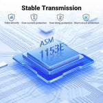 Adapter per SSDHDD 2.5 SATA ne USB-C 3.0 Ugreen 70610 tirane