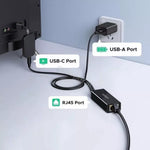 Adaptor Ethernet USB-C ne RJ45 100Mbps Ugreen CR110
