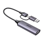 Adaptor Kabell nga HDMI ne USB-A & USB-C Ugreen CM716