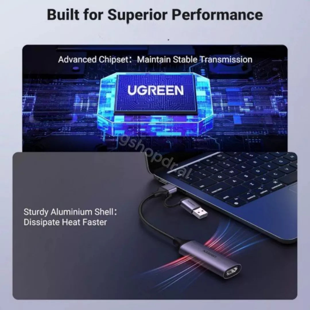 Adaptor Kabell nga HDMI ne USB-A & USB-C Ugreen CM716 cmimi
