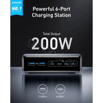 Karikues 200W, 6-Port, GaN Anker