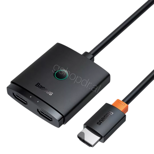 Baseus AirJoy Series 2-in-1 Bidirectional HDMI Switch with 1m Cable