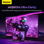 Baseus AirJoy Series 2-in-1 Bidirectional HDMI Switch with 1m Cable GSHOP ELECTRONICS