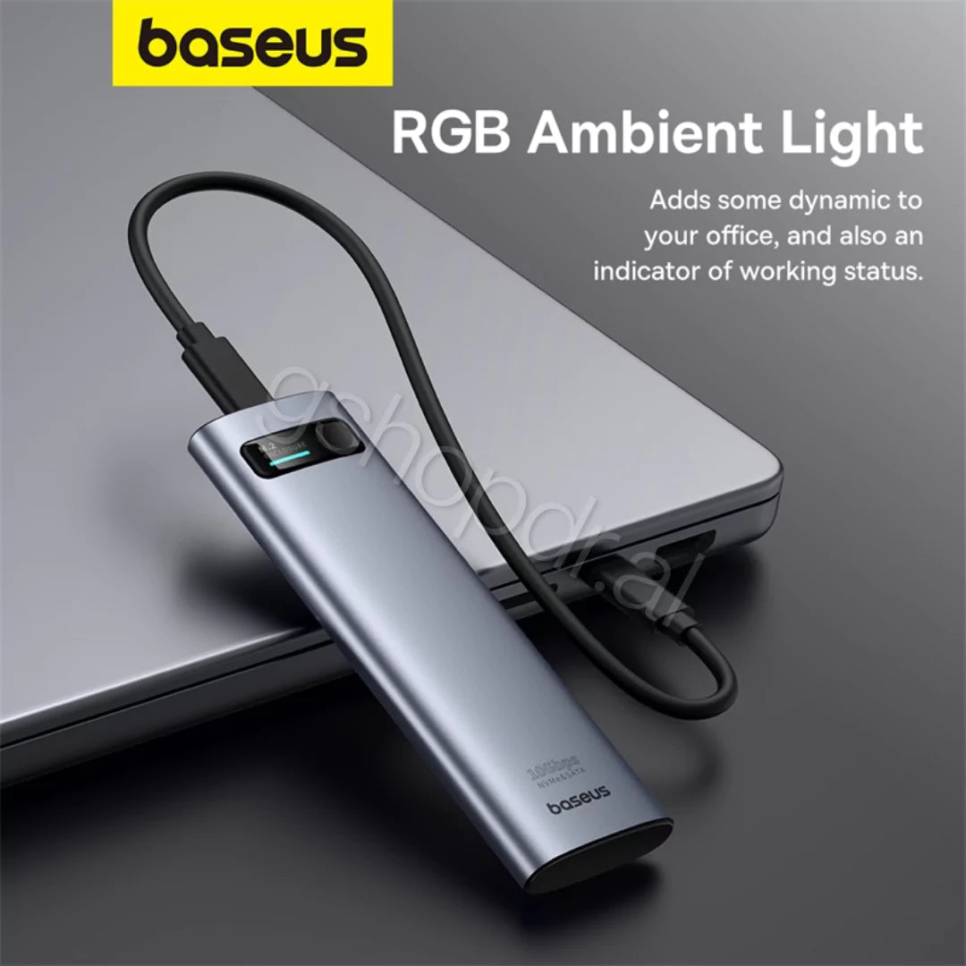 Baseus SSD Enclosure FlyJoy Series (M.2 NVMe and SATA) Durres