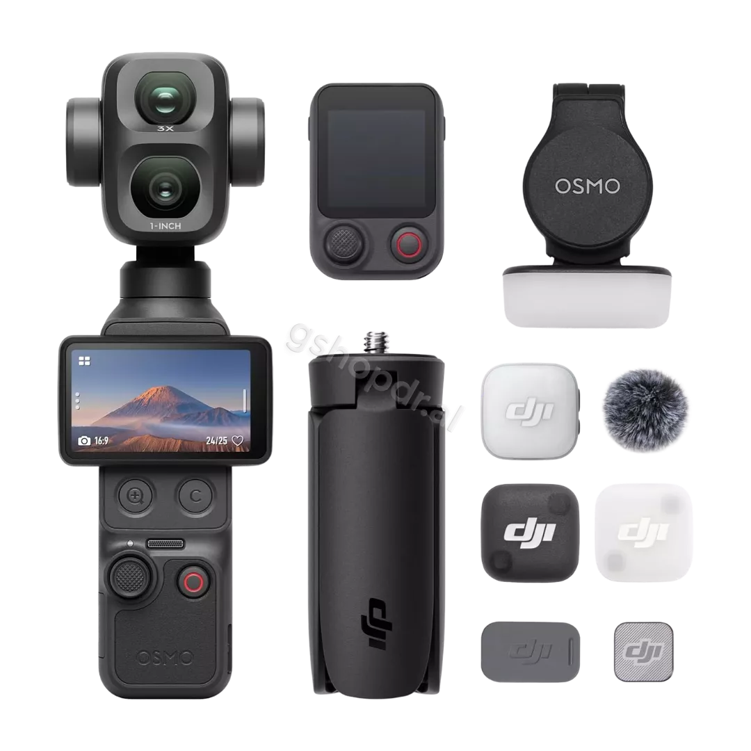 DJI Osmo Pocket 4P Handheld Gimbal Camera (Vlog Combo)