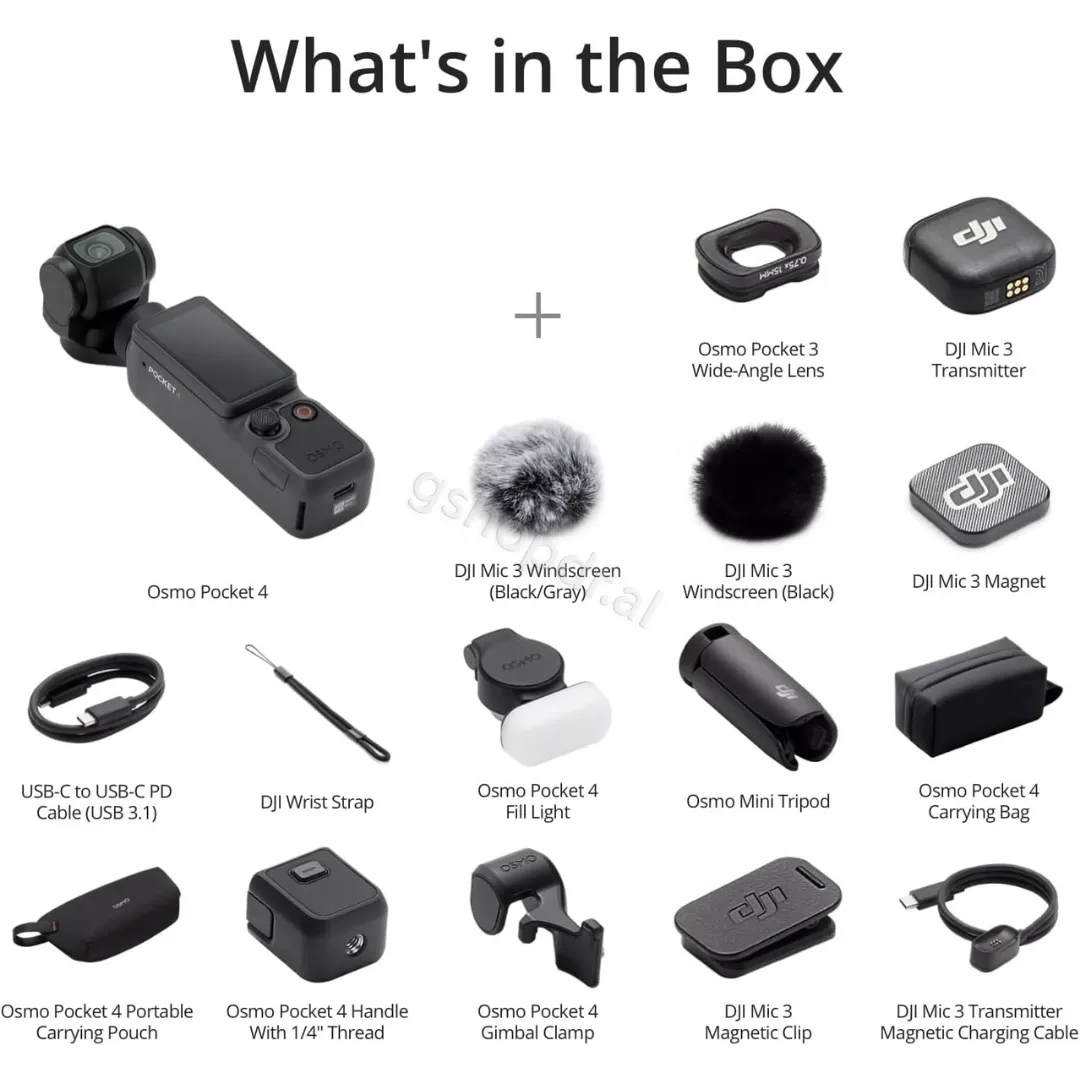 DJI Osmo Pocket 4 Creator combo cmimi