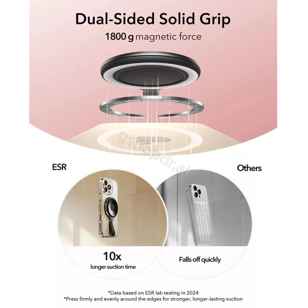ESR HaloLock Suction Phone Mount (Ring Stand)