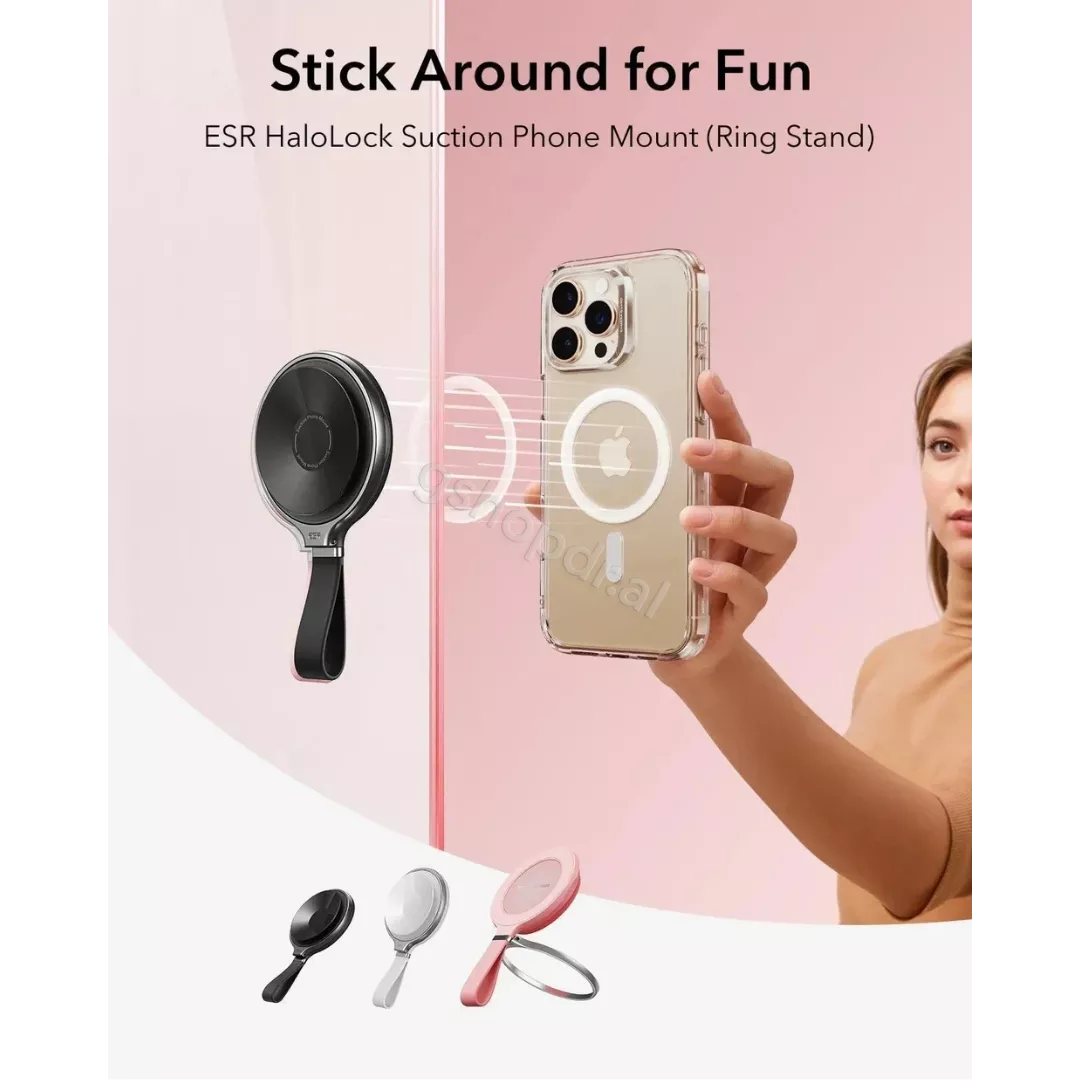 ESR HaloLock Suction Phone Mount (Ring Stand)