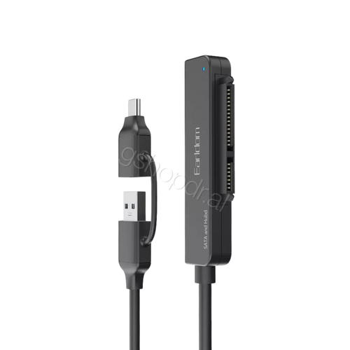 Earldom ET-W36 2-in-1 USB-C/USB to SATA Adapter for HDD/SSD