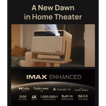 Xgimi Horizon S Max 3100-Lumen UHD 4K Laser DLP Smart Projector