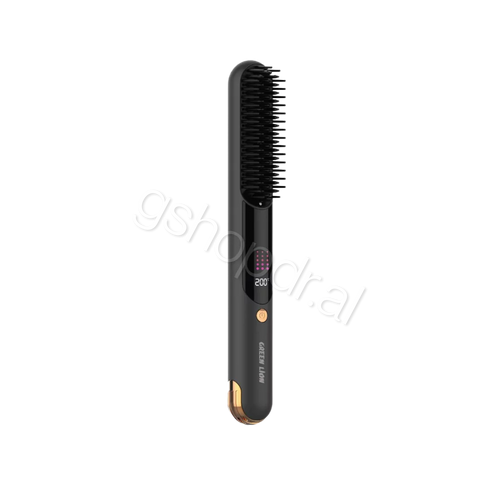Hair Comb Green Lion