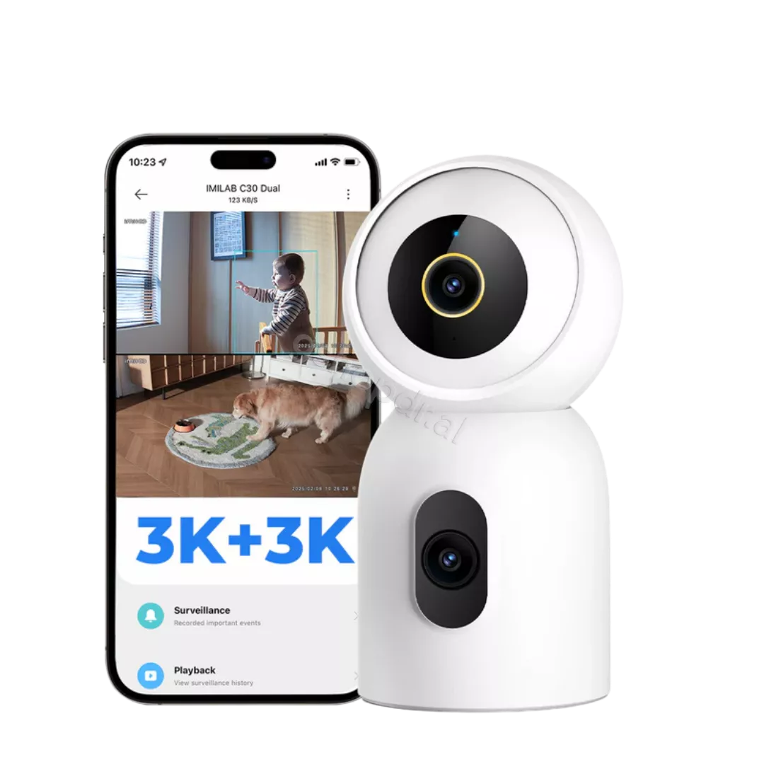 IMILAB C30 Dual 3K+3K WiFi Plug-in Indoor Camera