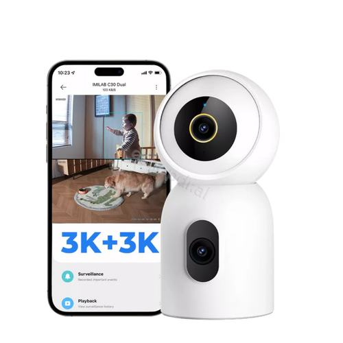 IMILAB C30 Dual 3K+3K WiFi Plug-in Indoor Camera