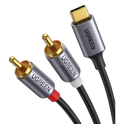 Kabell Audio USB-C (M) ne 2 RCA (M) 1.5m Ugreen CM451 / 20193