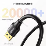 Kabell USB-A 3.0 (F) ne USB-A 3.0 (M) Ugreen 3m US12930127 cmimi
