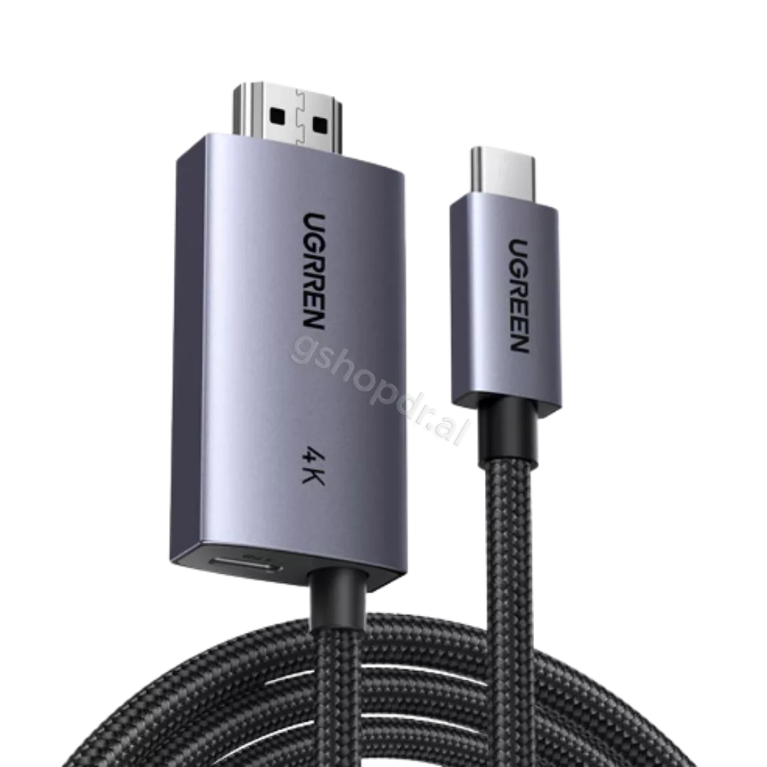 UGREEN HDMI cable with connectors on a white background