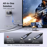 Kabell USB-C ne HDMI 4K Ugreen CM675 