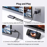 Kabell USB-C ne HDMI 4K Ugreen CM675 cmimi Tirane