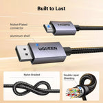 Kabllo 35842 UGREEN DisplayPort në HDMI 4K 2m DP125
