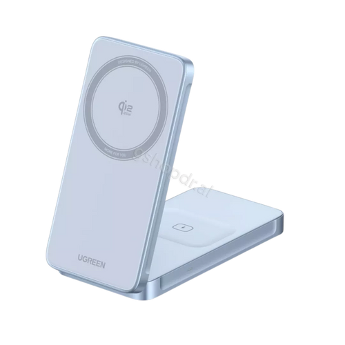 Karikues Magnetik Wireless Ugreen 25W Qi2 MagFlow 2-in-1  W756 – 55963
