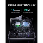 Karikues Nexode Pro X763 (25877) 160W me 4 Porta Ugreen Tirane