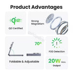 Karikues Wireless Magnetik UGREEN 2-in-1 Qi2 W706 – 45023 tirane