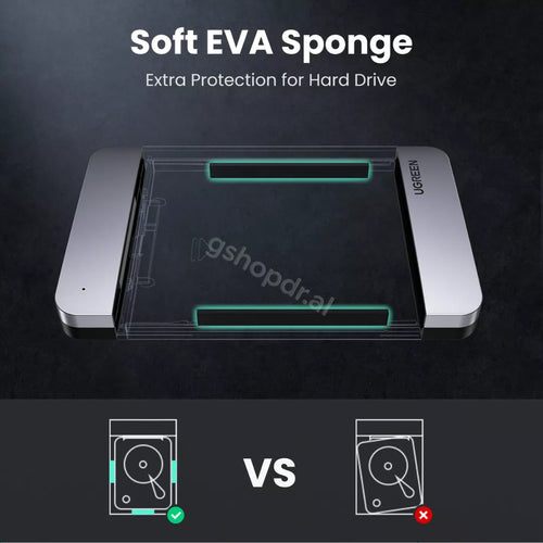 Kuti UGREEN USB 3.0 për Hard Disk dhe SSD 2.5