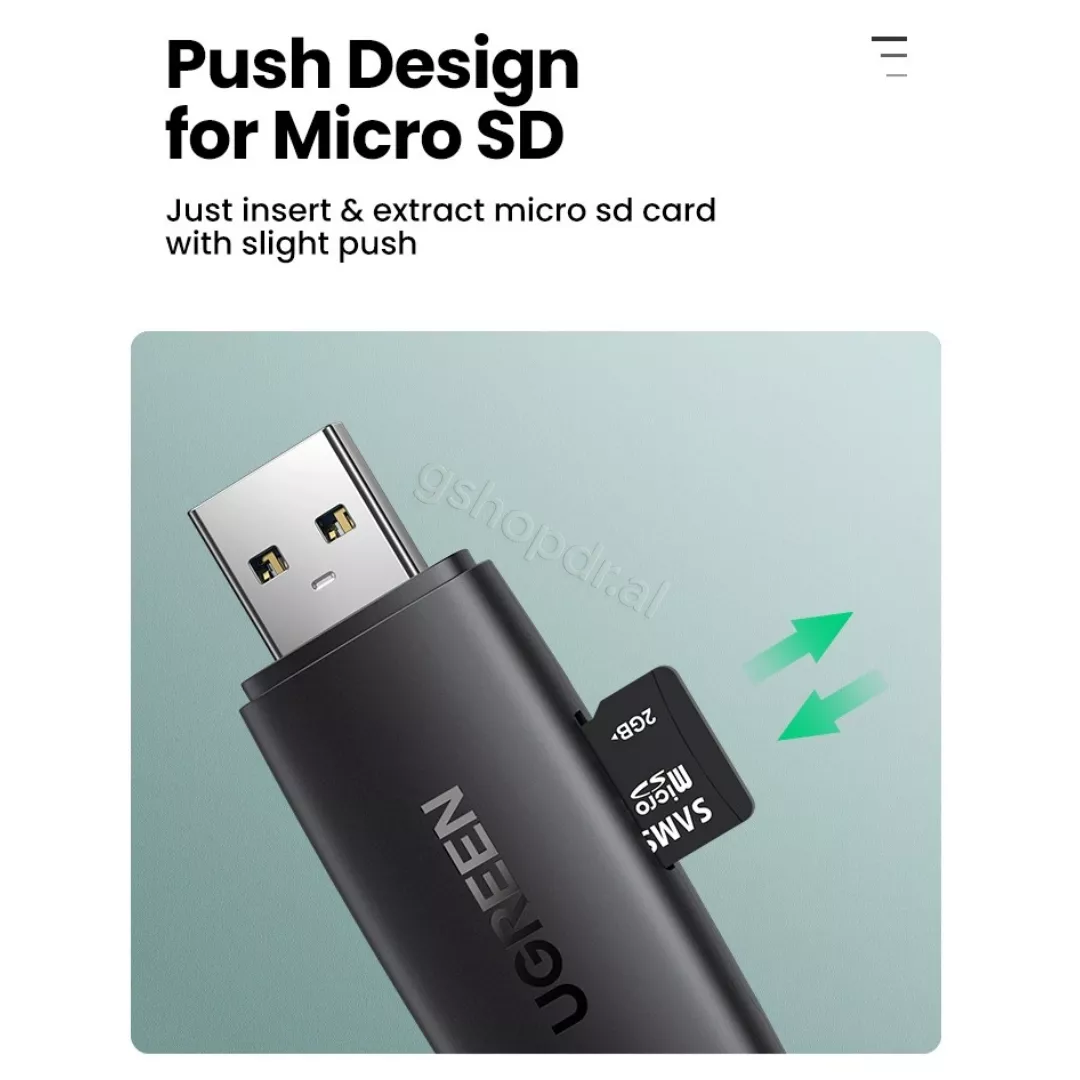 Lexues Kartash TFSD Ugreen USB +Type-C CM304 – 40295 cmimi