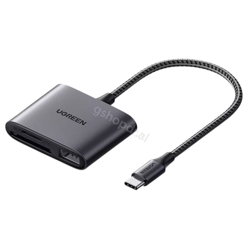 Lexues Kartash USB-C ne SD/TF + USB 2.0 Ugreen CM387