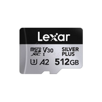 MICRO SD LEXAR 205150 SILVER PLUS 512 GB