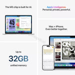 MacBook Air 15.3", 16GB, 512GB SSD, M5, 2026 (A3448)