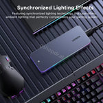 Mbajtese per SSD M.2 NVMe RGB Lighting Aluminum Alloy 20Gbps Ugreen CM777 – 25665 price tirane