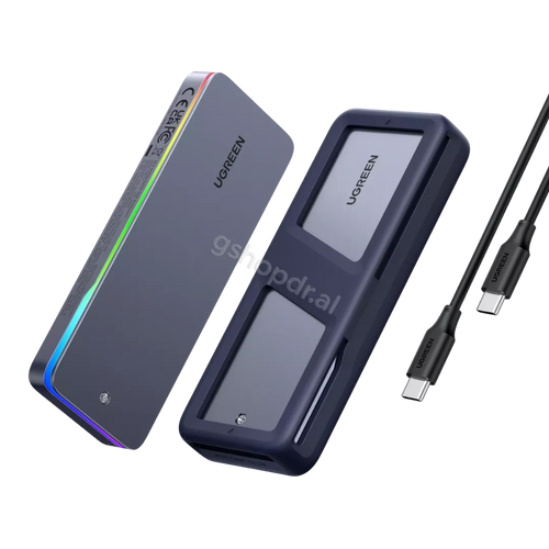 Mbajtese per SSD M.2 NVMe RGB Lighting Aluminum Alloy 20Gbps Ugreen CM777 – 25665