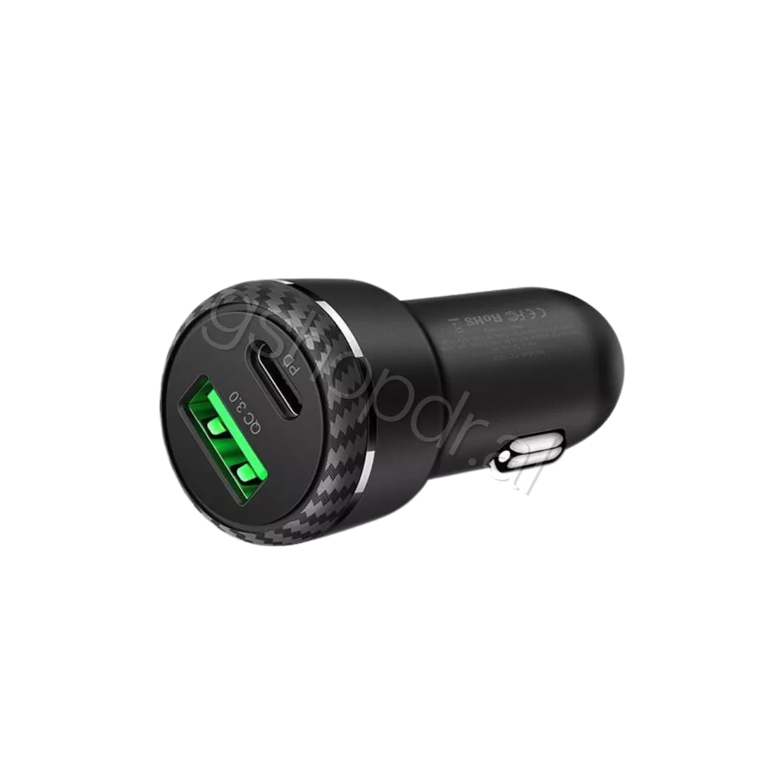 Mcdodo Car charger with USBType-C ports CC-597