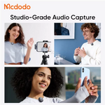 Mikrofon Mcdodo ClearSync Wireless AI-Noise Cancelling cmimi tirane