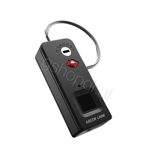 Mini Fingerprint Padlock Green Lion