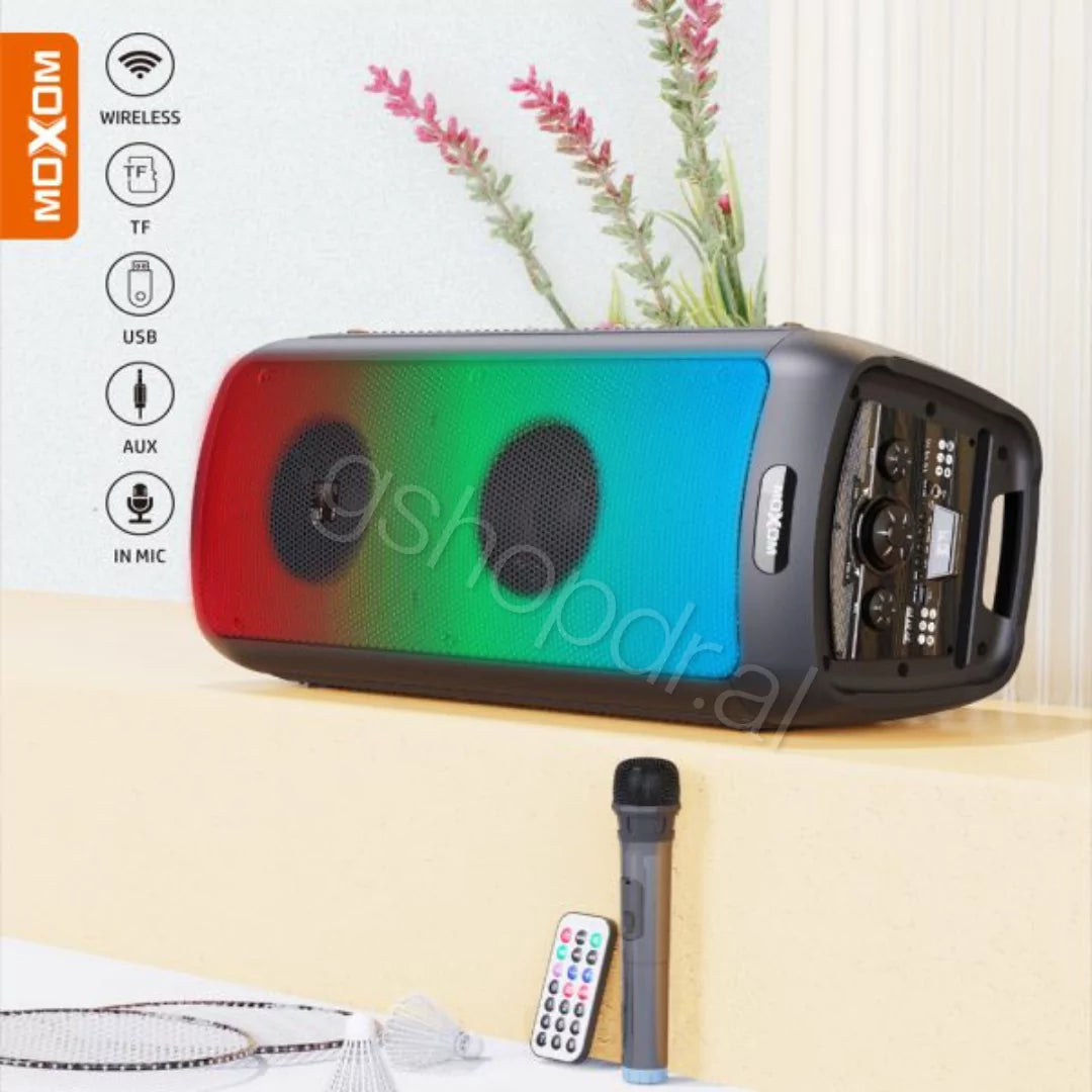 Wireless Speaker Moxom MX-SK54 30W LED SuperPower Durres