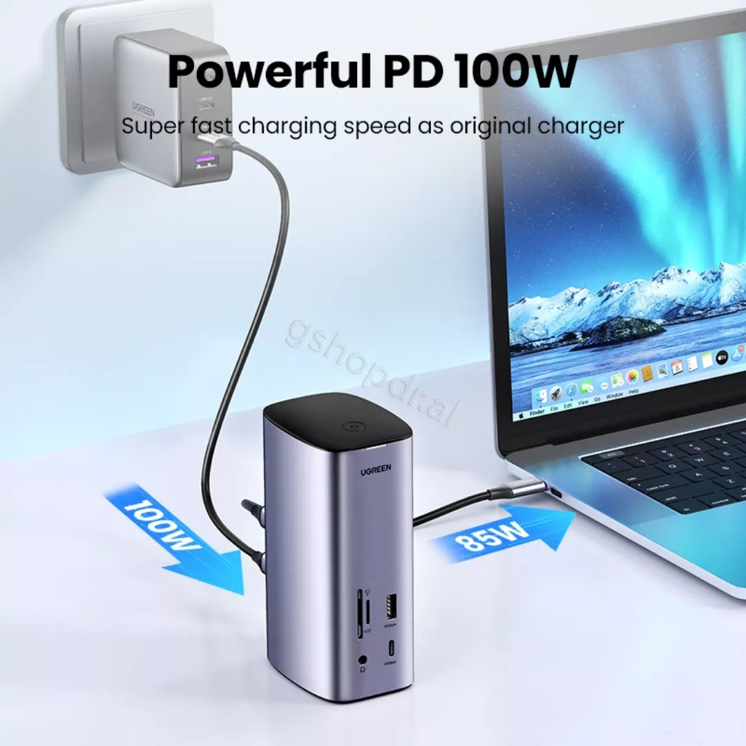 Multifunction Docking Station Pro Ugreen 12ne1 Type-C  CM555 – 90325 cmimi