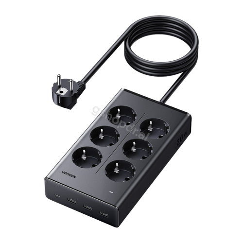 Multiprize Ugreen S622 me 6 Vende dhe Porta 3 USB-A dhe USB-C