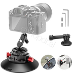 NEEWER 6" Camera Suction Mount with Ball Head Magic Arm CA013
