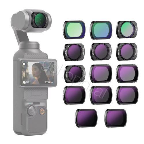 NEEWER FL-P10 14-Pack Magnetic ND & CPL & Effect Filter Set for DJI Osmo Pocket 3