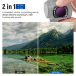 NEEWER FL-P10 14-Pack Magnetic ND & CPL & Effect Filter Set for DJI Osmo Pocket 3 Tirane