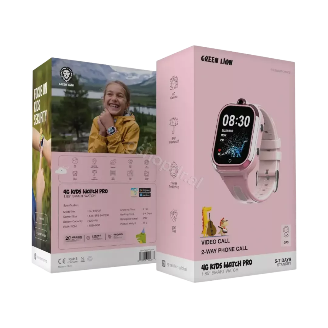 Ore Smart per femije Green Lion 4G Kids Watch Pro 1.85 cmimi durres